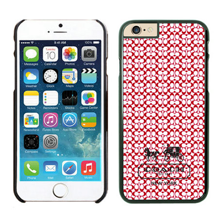 Coach In Confetti Signature Red iPhone 6 Cases EYR | Coach Outlet Canada